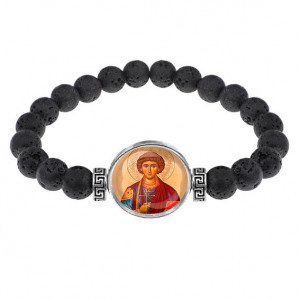 C1144003 Браслет из лавы, Пантелеймон Целитель