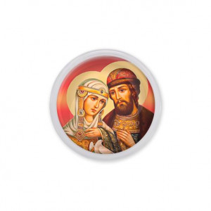 C1145001 Акриловый магнит, Петр и Феврония