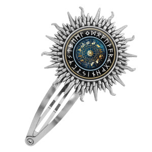 HZG-0478 Заколка Астрологическая мандала
