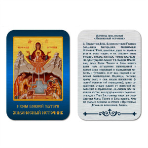 IKO-001-042 Икона БМ Живоносный источник