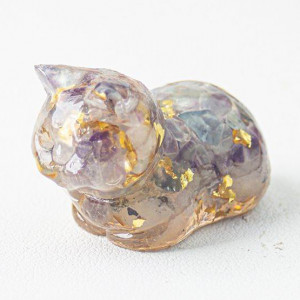 K792779343729-10 Фигурка из смолы Кошка