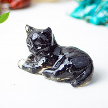 K907927483558-02 Фигурка из смолы Кошка
