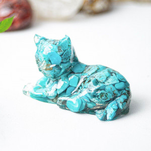 K907927483558-12 Фигурка из смолы Кошка