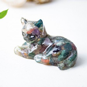 K907927483558-18 Фигурка из смолы Кошка