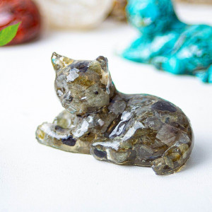K907927483558-19 Фигурка из смолы Кошка