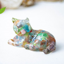 K907927483558-24 Фигурка из смолы Кошка