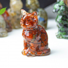 K908248273717-08 Фигурка из смолы Кошка