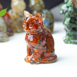 K908248273717-08 Фигурка из смолы Кошка