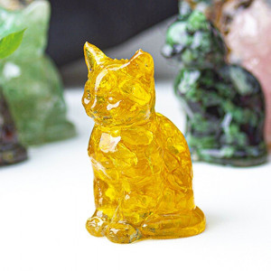 K908248273717-09 Фигурка из смолы Кошка