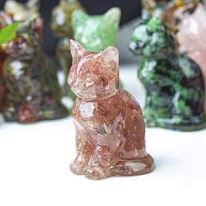 K908248273717-14 Фигурка из смолы Кошка