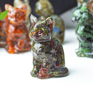 K908248273717-23 Фигурка из смолы Кошка