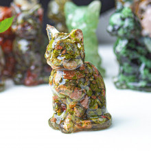 K908248273717-24 Фигурка из смолы Кошка