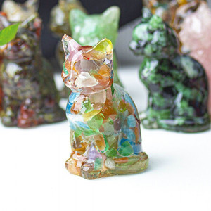 K908248273717-25 Фигурка из смолы Кошка