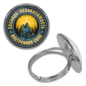 KLF-0380 Безразмерное кольцо Волк воет на Луну