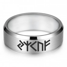 KLL-036-10 Кольцо c рунической формулой Увеличение доходов, р.10