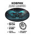 KM0239 Коврик для мыши Мотылёк мёртвая голова, d.20см
