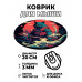 KM1067 Коврик для мыши Кот самурай, d.20см