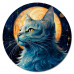 KM1086 Коврик для мыши Кошка, d.20см