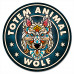 KM1137 Коврик для мыши Тотем Wolf (Волк), d.20см