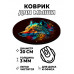 KM1160 Коврик для мыши Волк, d.20см