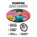 KM1204 Коврик для мыши Девушка граффити, d.20см