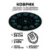 KM1233 Коврик для мыши Зодиакальный круг космос, d.20см