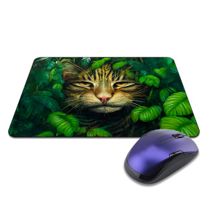 KMP661 Коврик для мыши 22х18см Кот джунгли