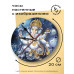 MCH005 Часы настенные Ганеш 20см, пластик