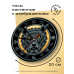 MCH133 Часы настенные Волк 20см, пластик