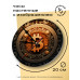 MCH161 Часы настенные Биткойн 20см, пластик