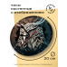 MCH236 Часы настенные Филин 20см, пластик