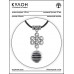 MKA-4003-04 Амулет Бесконечный узел с нат.камнем Лабрадор