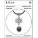 MKA-4003-06 Амулет Бесконечный узел с нат.камнем Лазурит