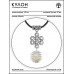 MKA-4003-07 Амулет Бесконечный узел с синт.камнем Лунный камень