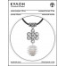 MKA-4003-09 Амулет Бесконечный узел с нат.камнем Жемчуг речной
