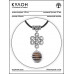 MKA-4003-16 Амулет Бесконечный узел с нат.камнем Тигровый глаз