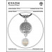 MKA-4004-07 Амулет Дерево жизни с синт.камнем Лунный камень