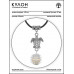 MKA-4006-07 Амулет Черепаха с синт.камнем Лунный камень
