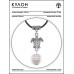 MKA-4006-09 Амулет Черепаха с нат.камнем Жемчуг речной