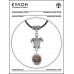 MKA-4006-16 Амулет Черепаха с нат.камнем Тигровый глаз