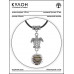 MKA-4006-17 Амулет Черепаха с нат.камнем Унакит