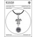 MKA-4006-18 Амулет Черепаха с нат.камнем Чёрный агат