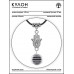 MKA-4007-18 Амулет Хамса с нат.камнем Чёрный агат