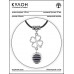 MKA-4008-06 Амулет Клевер удачи с нат.камнем Лазурит