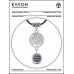 MKA-4009-01 Амулет Дерево жизни с нат.камнем Аметист