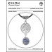 MKA-4009-15 Амулет Дерево жизни с нат.камнем Содалит
