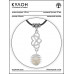 MKA-4010-07 Амулет Бесконечная любовь с синт.камнем Лунный камень