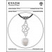 MKA-4010-09 Амулет Бесконечная любовь с нат.камнем Жемчуг речной