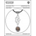MKA-4010-16 Амулет Бесконечная любовь с нат.камнем Тигровый глаз