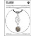 MKA-4010-17 Амулет Бесконечная любовь с нат.камнем Унакит
